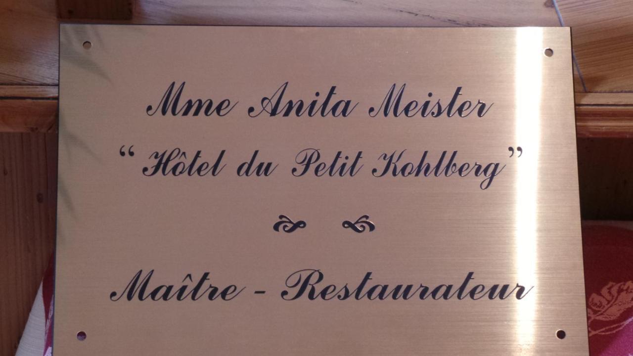 Hotel Restaurant Le Petit Kohlberg Lucelle Dış mekan fotoğraf